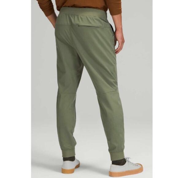 Lululemon ABC Jogger, Olive Green, Recycled Fabric, Casual Athleisure Pants - Picture 2 of 15